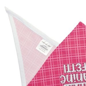 Dog Bandana: Stylish Accessory For Your Doberman – Pink Plaid Canine Confetti