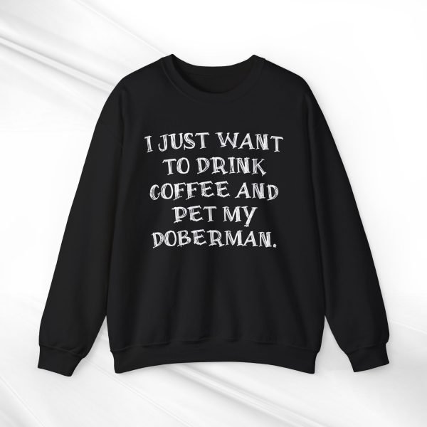 Coffee & Dobermans Crewneck Sweatshirt