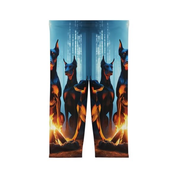 Campfire Dobermans Capri Leggings - Image 4