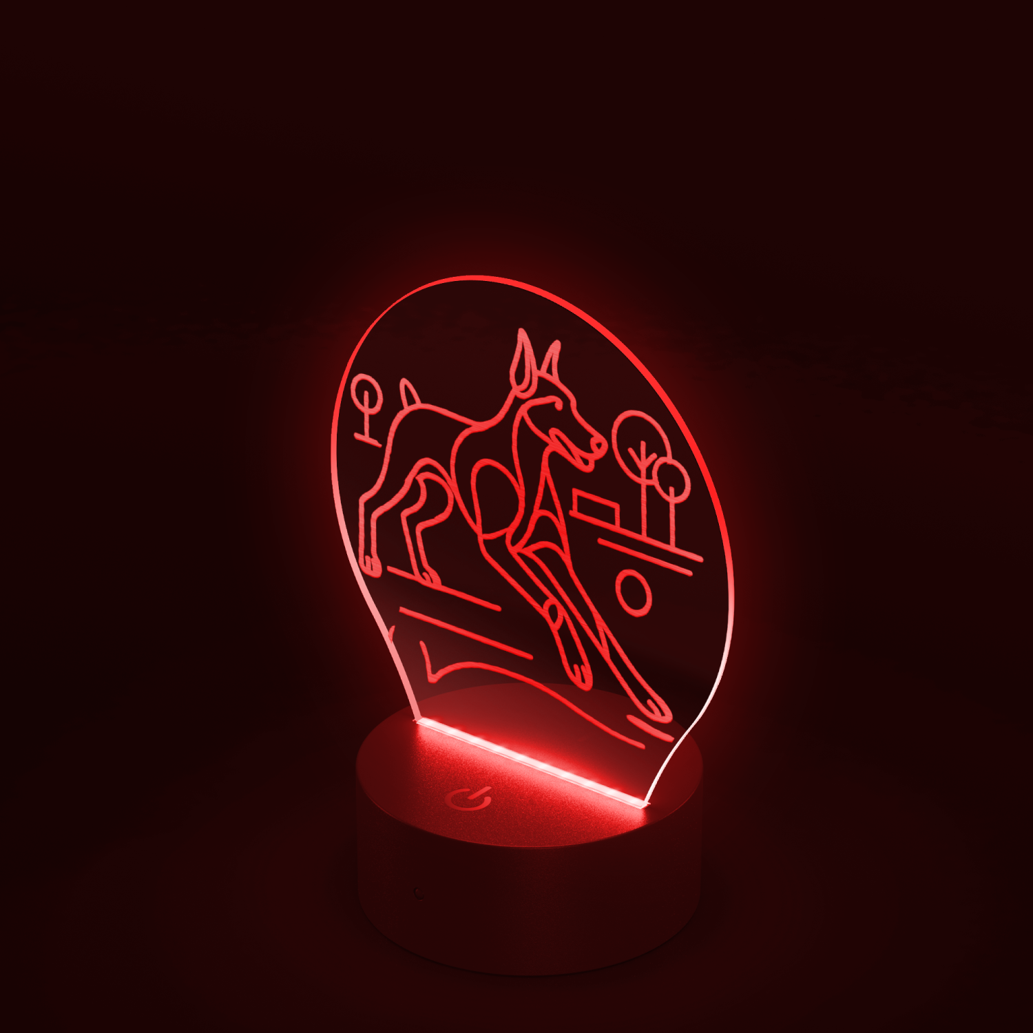 Doberman Playing Ball In A Park - Image 7