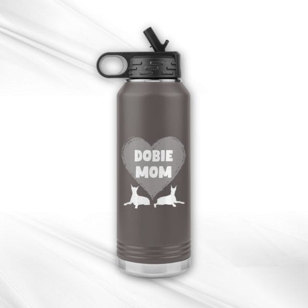 Dobie Mom 32oz Insulated Water Bottle - Laser Engraved, BPA-Free, Available in 4 Colors - Image 5