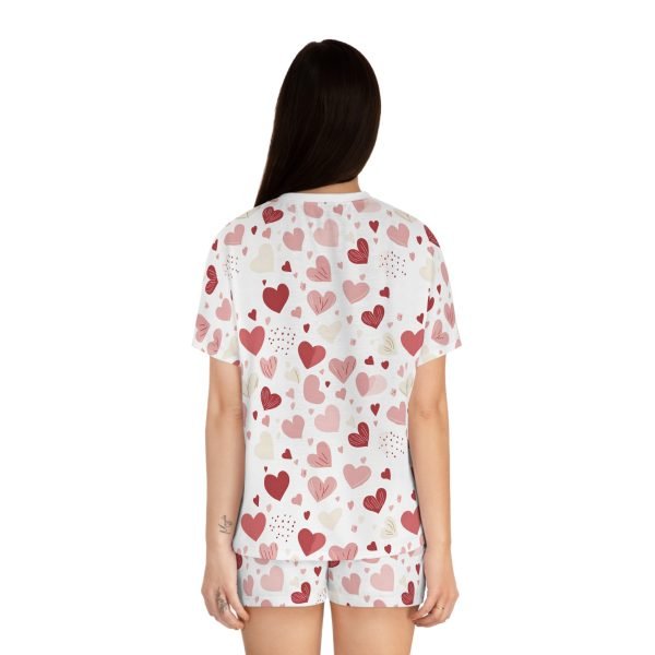 Women's Pajama Set - Dobie Mom Valentine Hearts Two-Piece Pajamas - Image 6