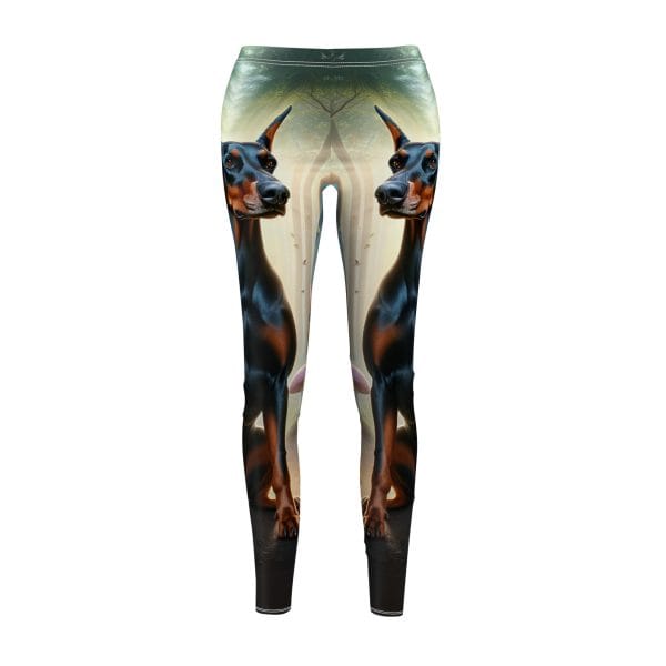 Majestic Doberman Forest Dream Leggings - Image 5