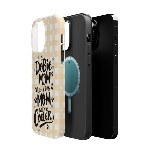 Phone Case - Dobie Mom Magnetic Tough Case 'Like a Dog Mom but Way Cooler' - Image 5