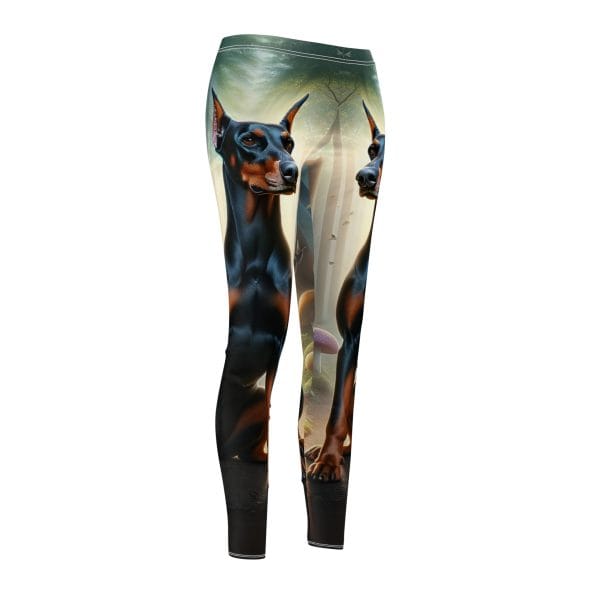 Majestic Doberman Forest Dream Leggings - Image 4