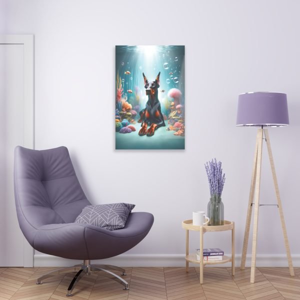 Acrylic Print - Doberman Oceanic Aura - Image 3