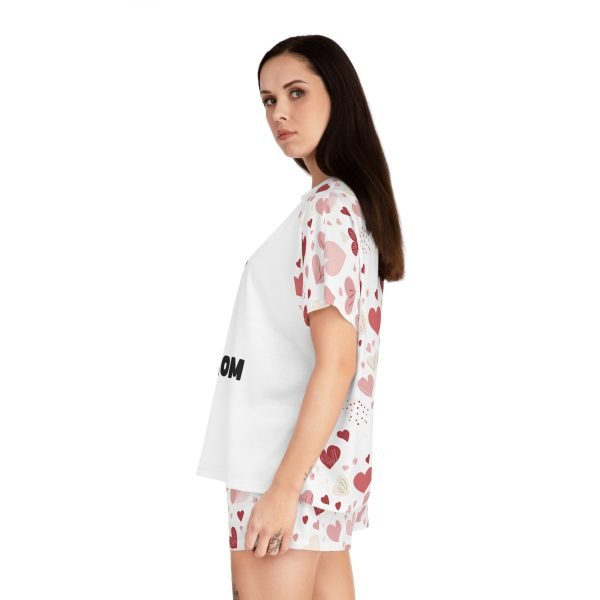 Women's Pajama Set - Dobie Mom Valentine Hearts Two-Piece Pajamas - Image 5