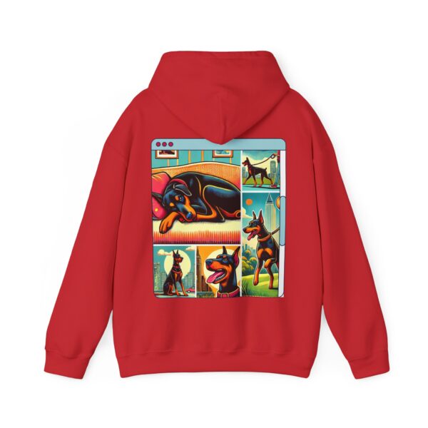 "DoberLife" Unisex Doberman Hoodie – Whimsical & Trendy Graphic Streetwear for Dog Lovers - Image 13