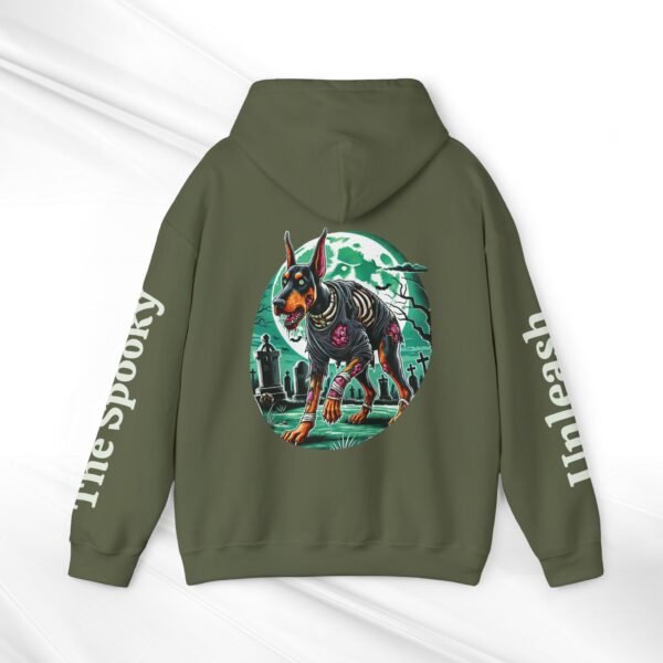 Zombie Doberman Halloween Hoodie – Spooky Streetwear for True Doberman Fans - Image 11