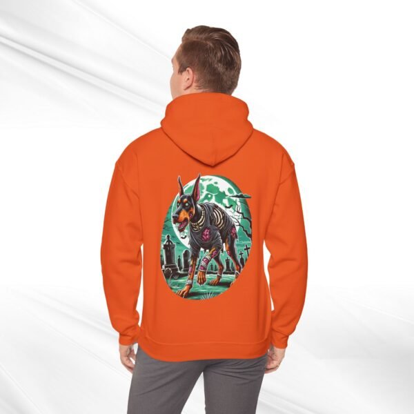 Zombie Doberman Halloween Hoodie – Spooky Streetwear for True Doberman Fans - Image 9