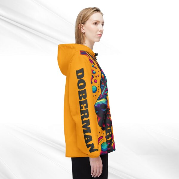 Psychedelic Doberman Windbreaker Jacket - Image 3