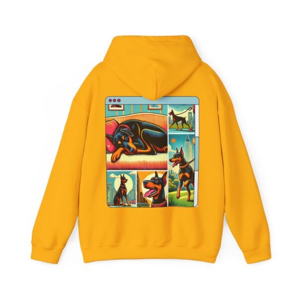 "DoberLife" Unisex Doberman Hoodie – Whimsical & Trendy Graphic Streetwear for Dog Lovers - Image 7