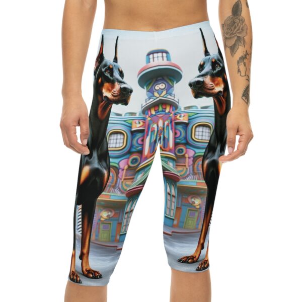 Metropolitan Doberman Capri Leggings - Image 2