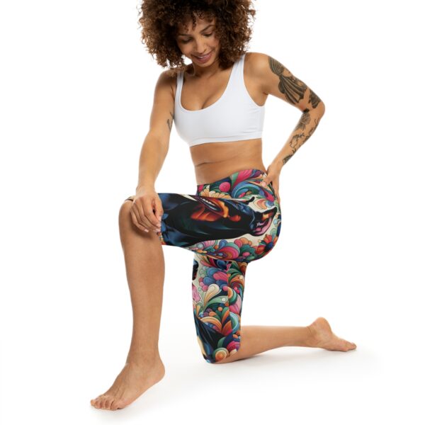 PoochPorri Garden Guardian Capri leggings - Image 5