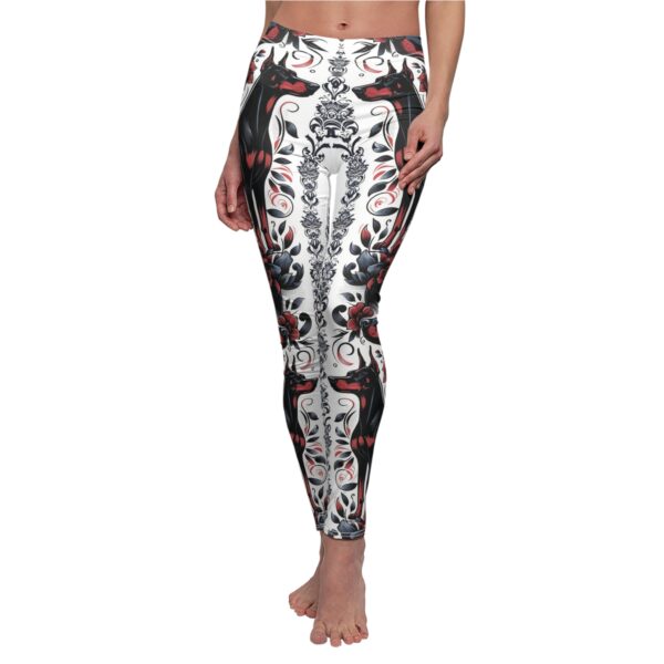 Doberman Delight Leggings - Chic Canine-Inspired Leggings for Women