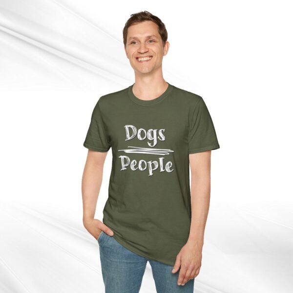 Dog Lover Unisex Tee "Dogs Over People" - Image 8