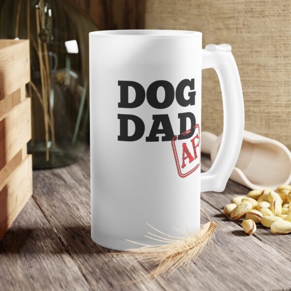 Dog Dad AF Beer Mug - Image 2