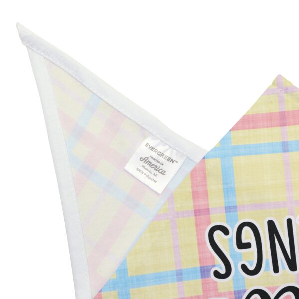 Pet Bandana Plaid Bandana Pastel Plaid - Image 2