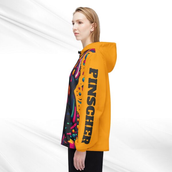 Psychedelic Doberman Windbreaker Jacket - Image 4