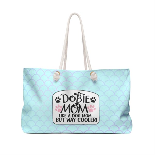 Travel Tote Weekender Bag - Mermaid Dobie Mom Dog Lover - Image 2