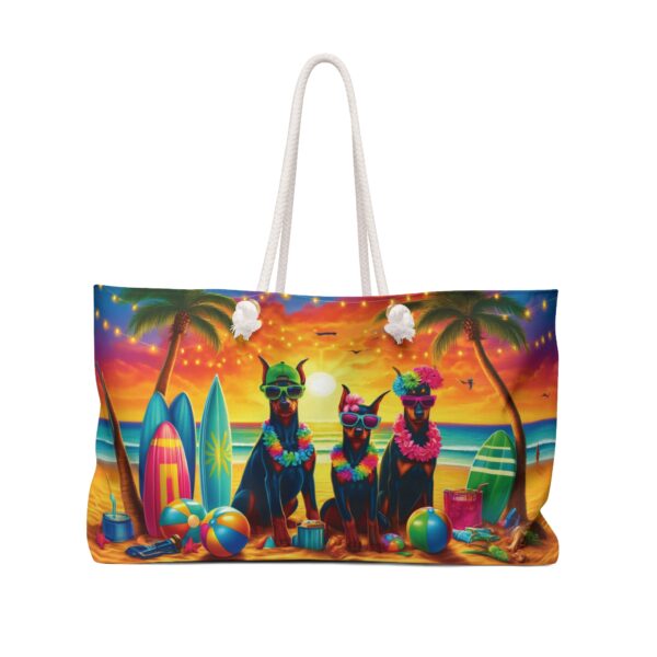 Three Amigos Beach Bum Dobermans Weekender Bag