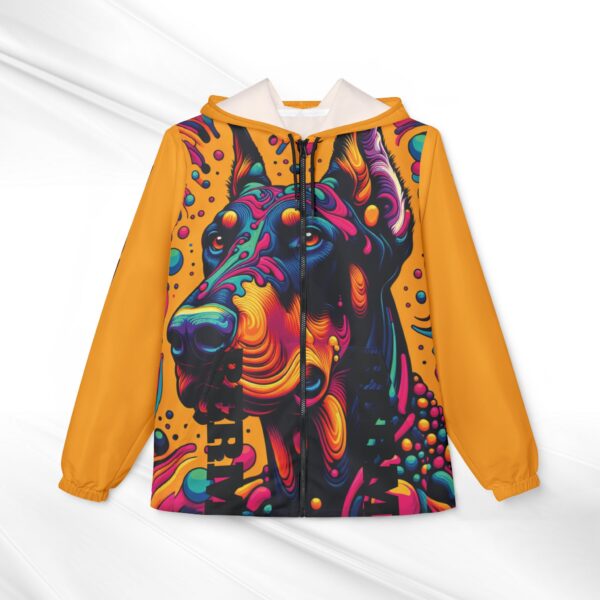 Psychedelic Doberman Windbreaker Jacket