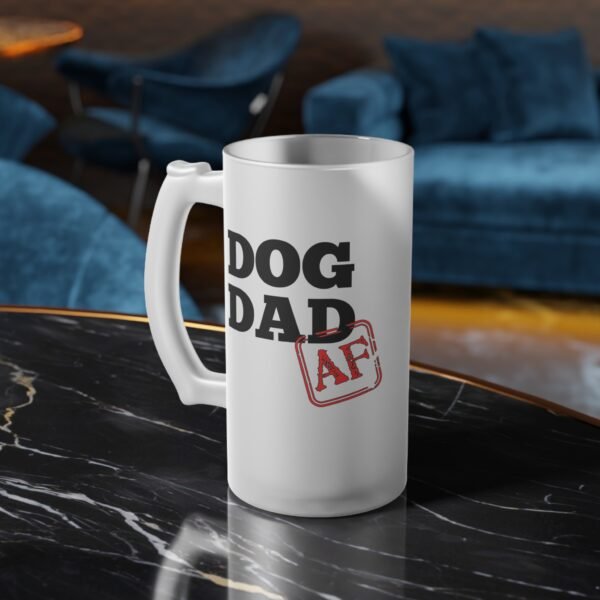 Dog Dad AF Beer Mug