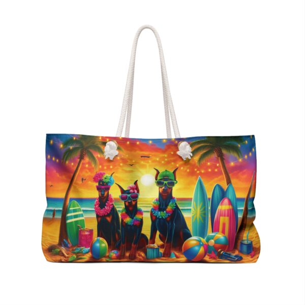 Three Amigos Beach Bum Dobermans Weekender Bag - Image 2