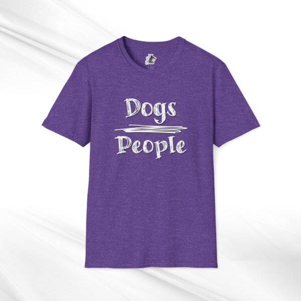 Dog Lover Unisex Tee "Dogs Over People"