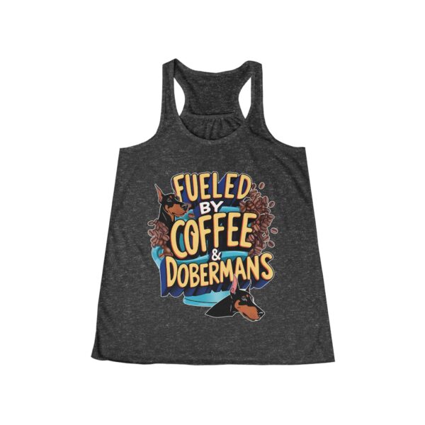 Coffee & Doberman Lovers Tank Top - "Fueled by Coffee & Dobermans" - Image 5