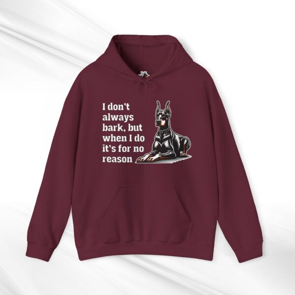 Doberman Hoodie "I don't always bark" (IYKYK) - Image 7