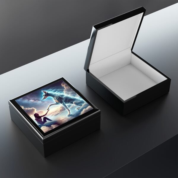 Celestial Pet Keepsake Box - Fantastical Dog Design for Animal Lovers - Image 3