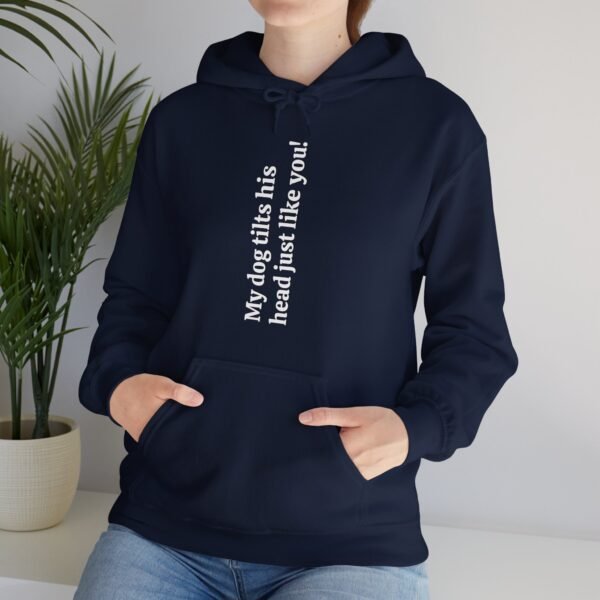 Dog's Head Tilt Quirky Dog Meme Hoodie - Image 12