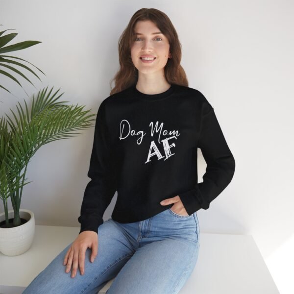 Dog Mom AF Crewneck Sweatshirt - Image 5