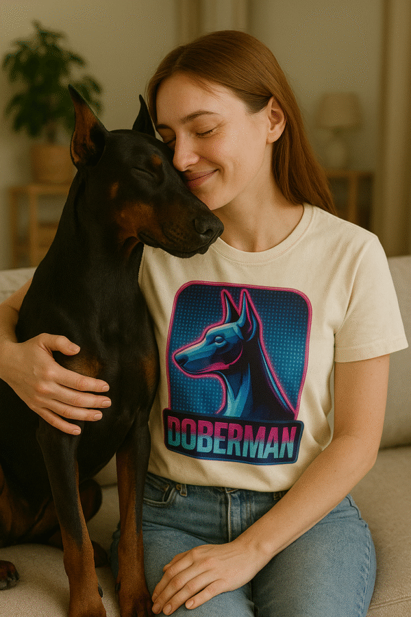 Cyberpunk Doberman Tee – Bold Looks for Badass Dog People - Image 3