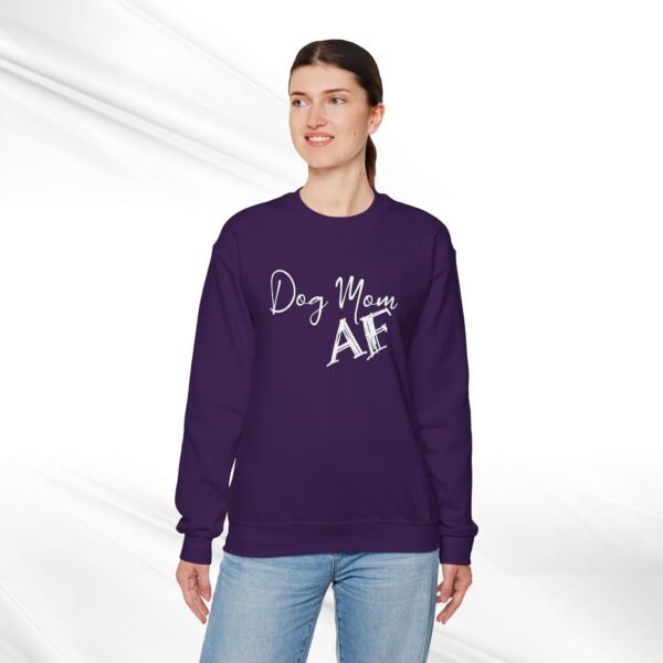 Dog Mom AF Crewneck Sweatshirt - Image 10