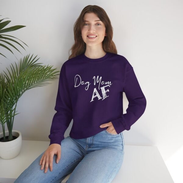 Dog Mom AF Crewneck Sweatshirt - Image 11