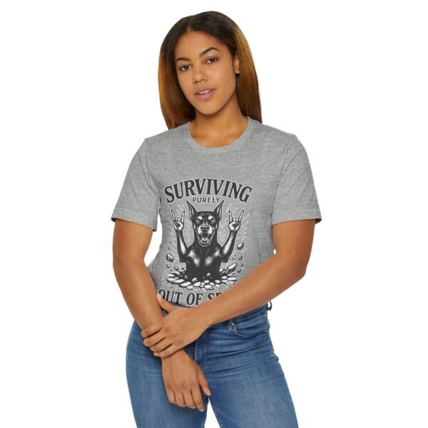 Surviving Purely Out of Spite Tee – For the Doberman That Won’t Be Tamed - Image 7