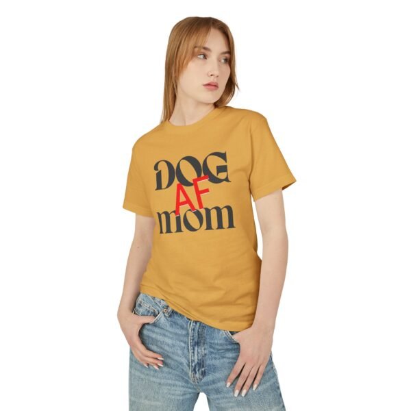 Dog Mom AF Unisex Heavyweight Cotton Tee - Image 4