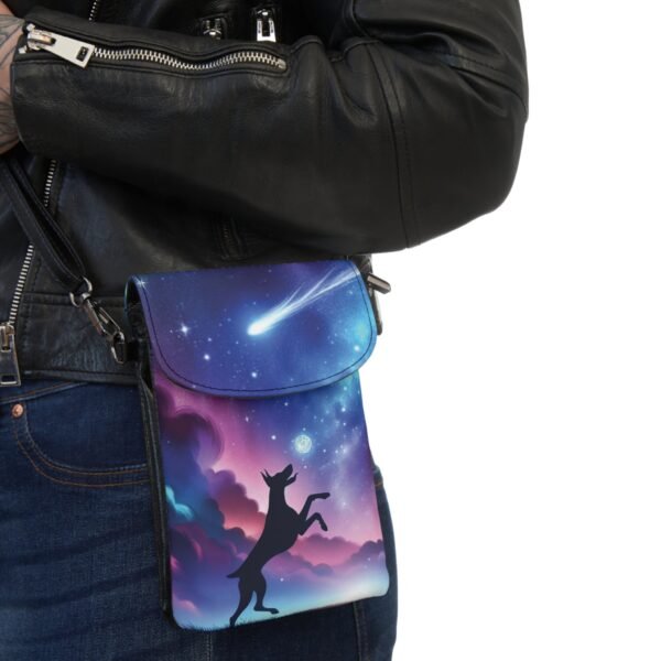 Celestial Doberman Phone Wallet - Starlit Dreams Collection - Image 3