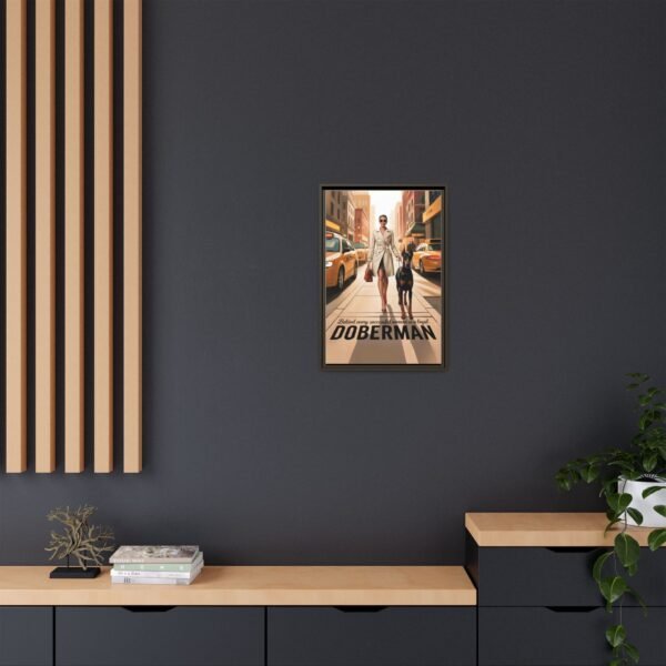 Framed Canvas – Luxe Doberman Wall Art for Powerhouse Women "Behind Every Successful Woman is a Loyal Doberman" - Image 34