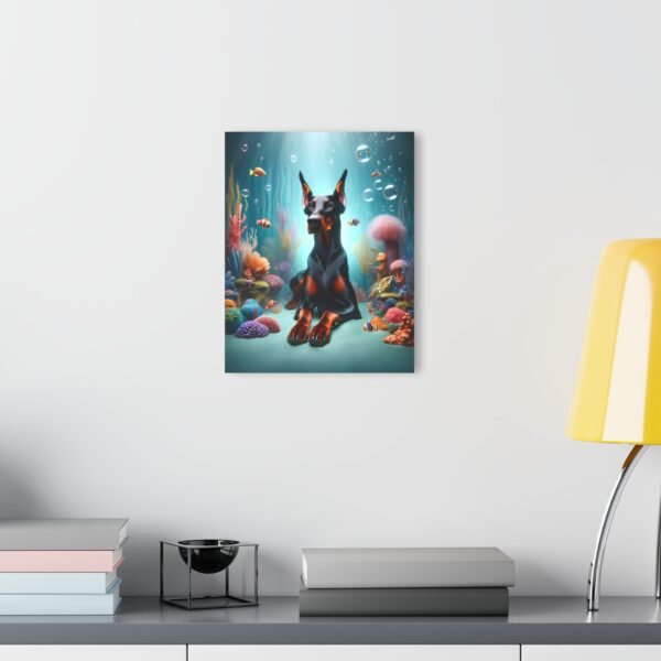 Acrylic Print “Doberman Oceanic Aura” – Luxury Wall Art from the Doberman Enchantment Series - Image 6