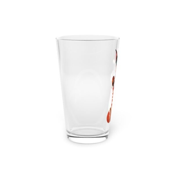 Santa’s Favorite Doberman Pint Glass – 16oz Stocking Surprise - Image 4