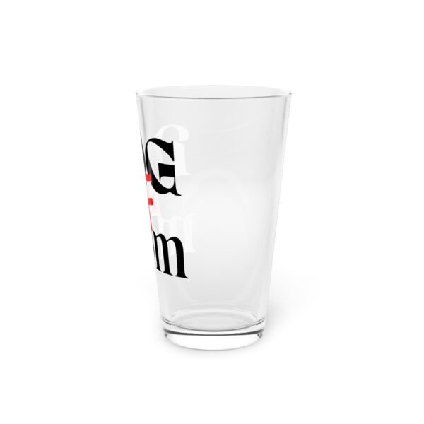 Dog Mom AF Pint Glass – 16oz of Unapologetic Dobie Pride - Image 3