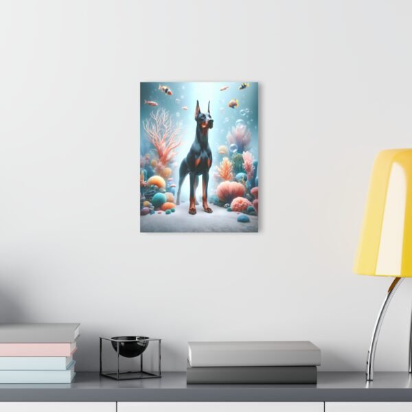 Acrylic Print "Doberman Reef Reverie" – Luxury Wall Art from the Doberman Enchantment Series - Image 6