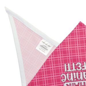 Hot Pink Plaid “It’s Not Dog Hair, It’s Canine Confetti” Dog Bandana