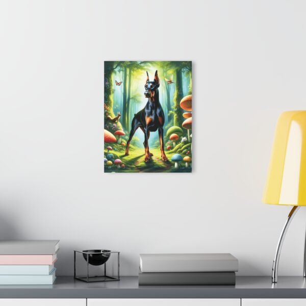 Acrylic Print “Doberman Guardian Of The Glade” – Luxury Wall Art from the Mystical Forest Doberman Series - Image 8