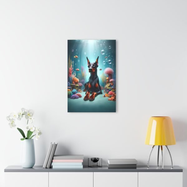 Acrylic Print “Doberman Oceanic Aura” – Luxury Wall Art from the Doberman Enchantment Series - Image 8