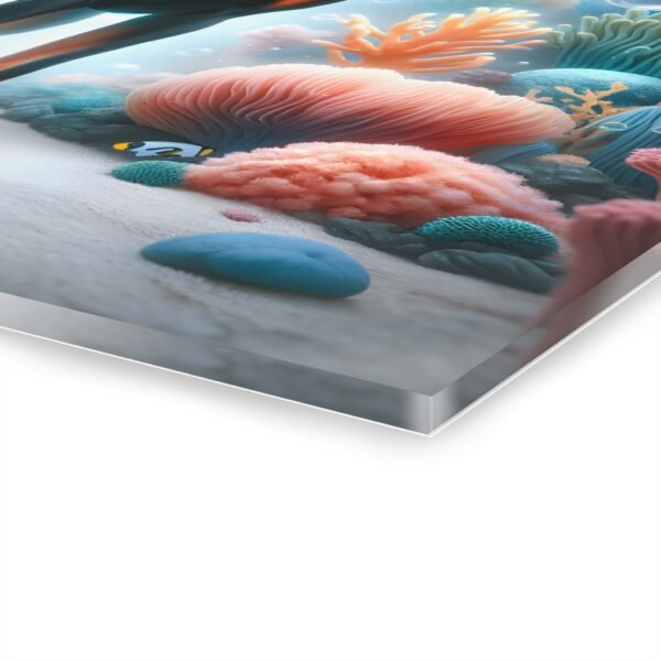 Acrylic Print "Doberman Reef Reverie" – Luxury Wall Art from the Doberman Enchantment Series - Image 2