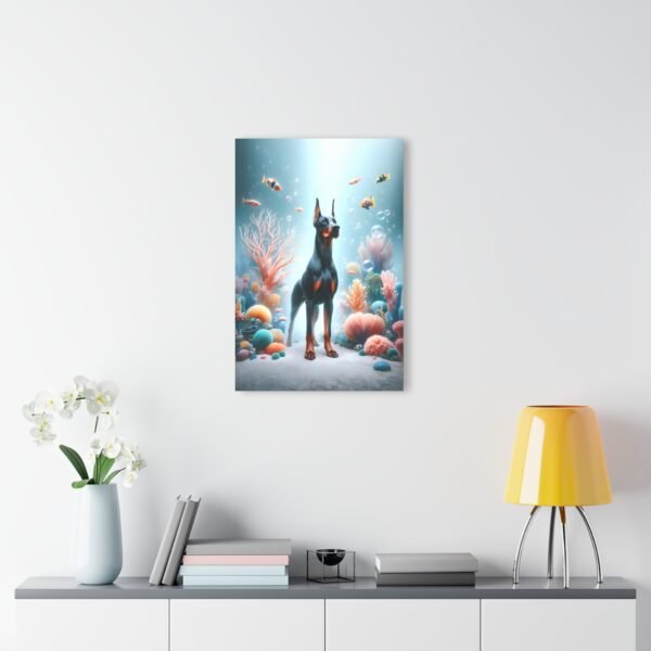 Acrylic Print "Doberman Reef Reverie" – Luxury Wall Art from the Doberman Enchantment Series - Image 8